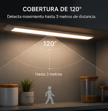 Luz LED Magnética con Sensor de Movimiento