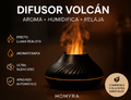 Difusor Volcán LED con Aroma y Efecto Llama
