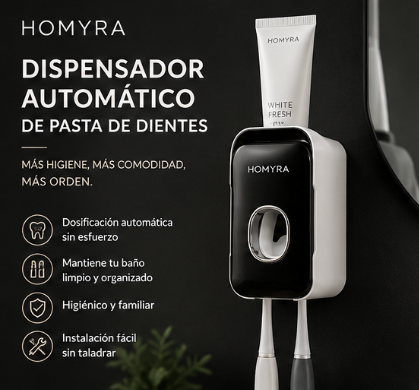 Dispensador Automático de Pasta de Dientes HOMYRA